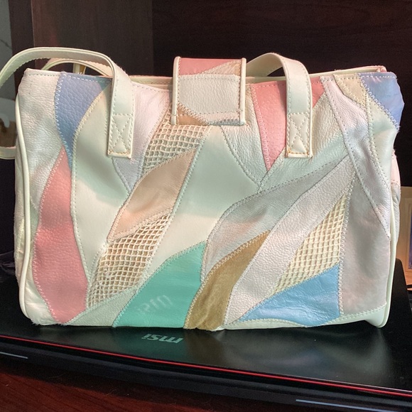 Pretty patchwork style bag - Picture 2 of 5